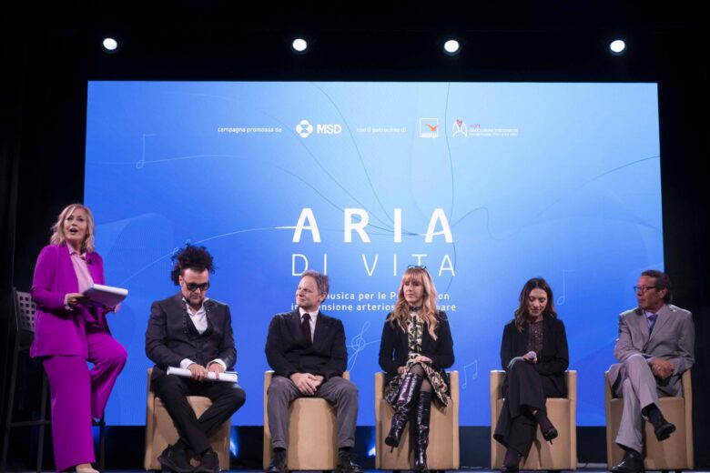 Ospiti sul palco all'evento Aria di vita